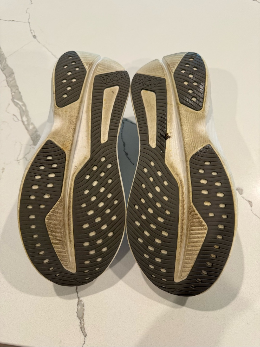 Hoka Mach 6 Women’s Neutral Cream Lace-Up Running Shoes - Picture 6 of 7